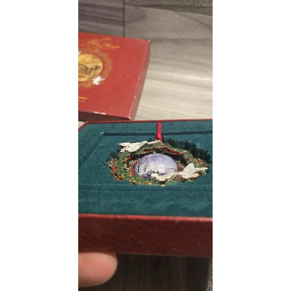 The White House Historical Assoc Christmas 3D Ornament 2013 Woodrow Wilson Boxed